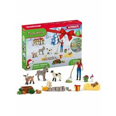Набор игровой Новогодний На ферме Schleich