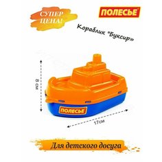 Детская игрушка для ванной, катерок лодка для ребенка Полесье