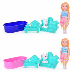 Кукла "Лилиан" с аксессуарами, в пакете КНР