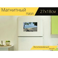 Магнитный пазл "Азия, таиланд, праздник" на холодильник 27 x 18 см. Lots Prints