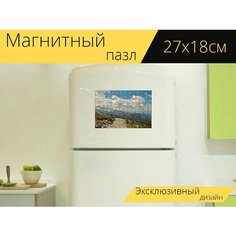 Магнитный пазл "Дахштайн, австрия, альпы" на холодильник 27 x 18 см. Lots Prints
