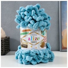 Пряжа "Puffy" 100 % микрополиэстер 9м/100г (414), 1шт Alize