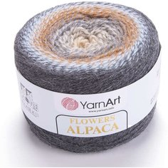 Пряжа Yarnart Flowers Alpaca 440