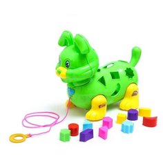 Каталка-сортер на верёвке «Зайчик», микс NO Name