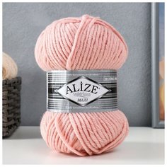Пряжа "Superlana Maxi" 75% акрил, 25% шерсть 100м/100гр (523), 1шт Alize