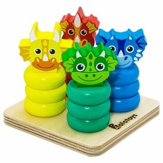 Пирамидка «Дракон четыре головы» Alatoys