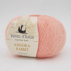 Пряжа VentodItalia Angora rabbit 05 Венто дИталия Ангора Раббит, 70% пух ангорского кролика, 30% нейлон, 50 г, 350 м, 1 моток.