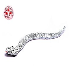 Животное радиоуправляемое «Змея», свет, работает от аккумулятора, цвет белый Noname