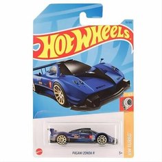 HKK83 Машинка игрушка Hot Wheels металлическая коллекционная Pagani Zonda R синий