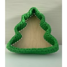 Шкатулка-копилка из трикотажной пряжи для хранения Hand Made
