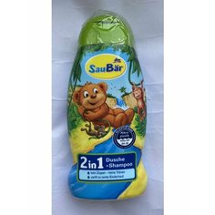 Детский Шампунь и гель, 2в1, 250 мл Sau Bär