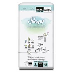 Детские подгузники SLEEPY BIO NATURAL 2X TRAINING PANTS NO.5 (11-18 кг) 40 шт/уп (4pack in bale)