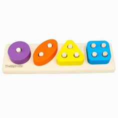 Деревянная развивающая игрушка «Сортер» №1 Yoshatoys