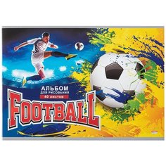 Альбом для рисования Проф-Пресс Футбол и краски 29.7 х 21 см (A4), 100 г/м², 40 л.