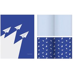 Канц-Эксмо Тетрадь ТК486436, клетка, 48 л., blue