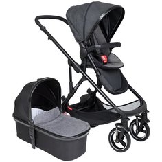 Универсальная коляска PHIL&TEDS Voyager 2019 (2 в 1), Charcoal Gray