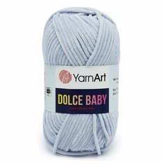 Пряжа для вязания YarnArt Dolce Baby, 50г, 85м (100% микрополиэстер) (776 голубой), 5 мотков