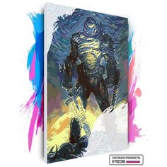 Картина по номерам на холсте Doom, 100 х 150 см Красиво Красим