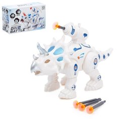 Робот WOOW TOYS "Трицератопс", световые и звуковые эффекты, работает от батареек