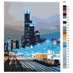 Картина по номерам Q66 "Тишина в депо" 40х50 Brushes Paints
