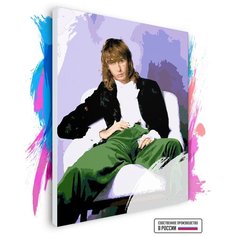 Картина по номерам на холсте Maneskin - Томас Раджи, 70 х 80 см Красиво Красим