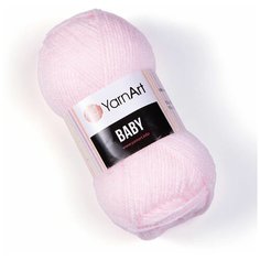 Пряжа "Baby" 50г, 150м (3 мотка), YarnArt, 853 светло-розовый