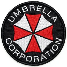 Нашивка на одежду, патч, шеврон на липучке "Umbrella Corp." (Большой) 8,5х8,5 см Shevrons