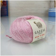 Пряжа GAZZAL ROCK N ROLL / 13909 св. розовый,10, шт. в упаковке