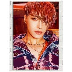 Картина по номерам Музыка KPOP Ateez Сонхва - 6058 В 60x40