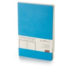 Ежедневник А5 недатированный Megapolis Flex, синий флуор Bruno Visconti