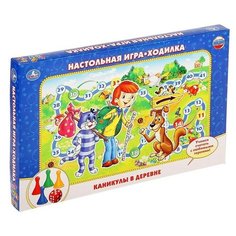 Настольная игра-ходилка "Каникулы в Простоквашино" Умка