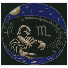 Набор для вышивания крестом Скорпион НИТ-0139, 31x31 см см. Nitex