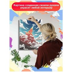 Картина по номерам космос спейс шаттл - 6829 В 30x40