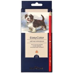 Bruno Visconti Карандаши цветные Easy Color, 12 цветов, 30-0028 микс