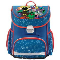 Hama Ранец Monsters (139072), синий/красный