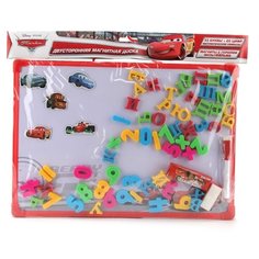 Доска для рисования детская Играем вместе Тачки двусторонняя (HS7003-CR) красный