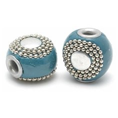 Бусины Этника TESORO, арт. TS. A2135, цвет 2 синий, 20х18мм, in Ø4 мм