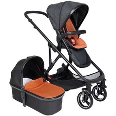 Универсальная коляска PHIL&TEDS Voyager 2019 (2 в 1), Rust Orange