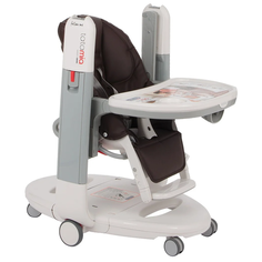 Стульчик для кормления Peg-Perego Tatamia Follow Me экокожа, cacao
