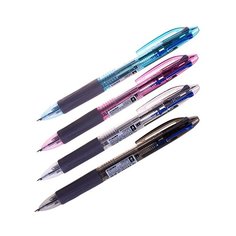 CROWN Ручка шариковая автоматическая Kinex Sl 0.7 мм 4 цвета, грип C4R-400 65926862674