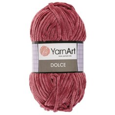 Пряжа YarnArt "Dolce", 100% микрополиэстер, 120 м/100 гр, (751 сухая роза), 1 шт