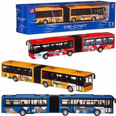 Машинка "Автобус", металлическая, размер коробки 26x7x6,5 A Btoys