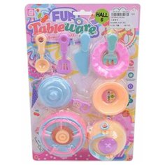 Игровой набор "Посуда", в комплекте предметов 9шт Shantoy Gepay A6395 Наша Игрушка