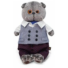 Мягкая игрушка Basik&Co Кот Басик в костюмчике 19 см