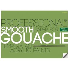 Бумага BrunoVisconti, для акрила, гуаши и темперы, А2 (420х594 мм), 10 л,1 вид, Арт. 4-130