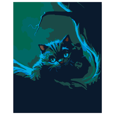 Картина по номерам на холсте "Чешир" 40х50 Selfica