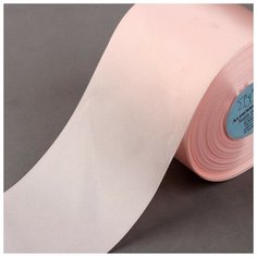 Лента атласная, 75 мм × 33 ± 2 м, цвет жемчужно-розовый №151 Gamma
