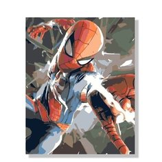 Картина по номерам на холсте " Человек паук" 40х50 см Selfica