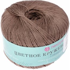 Пряжа Пехорка Цветное кружево 100%мерсеризованный хлопок, 475м, 50г, 1шт