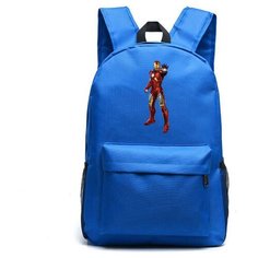Рюкзак Железный человек (Iron man) синий №1 Noname